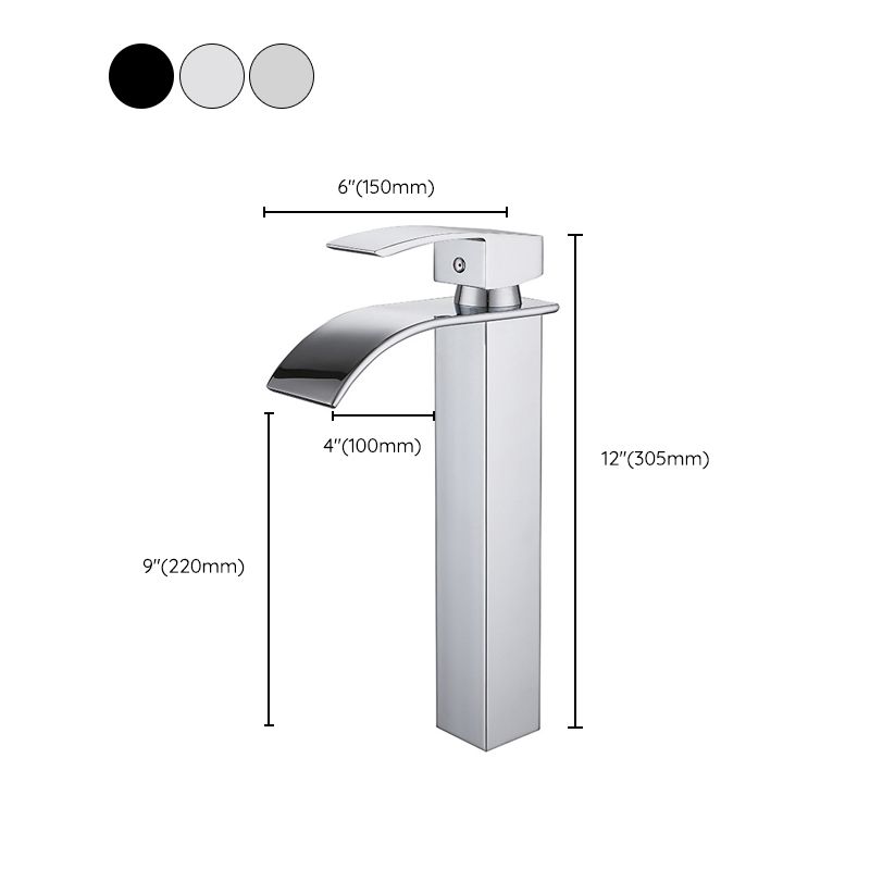 BowLift | Waterfall Basin Tap Bathroom Faucet Lightweight Luxury Basin Faucet