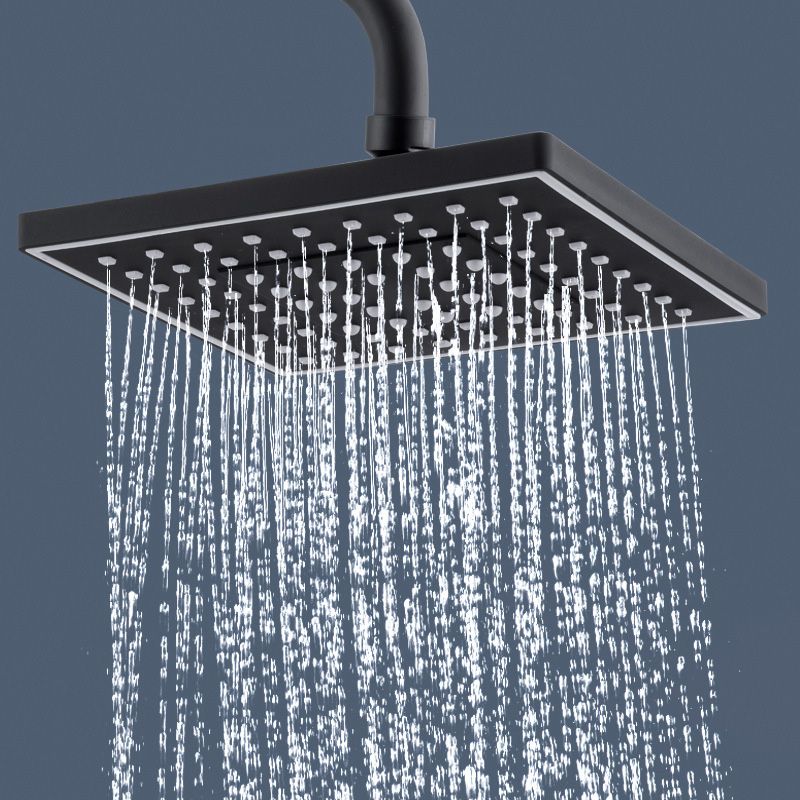 BowLift | Contemporary Style Shower Head Plastic Fixed Shower Head in Round and Square Shape