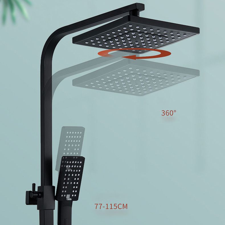 BowLift | Adjustable Spray Sample Shower Combination Metal Shower Fitting Arm Shower Head with Slip Bar