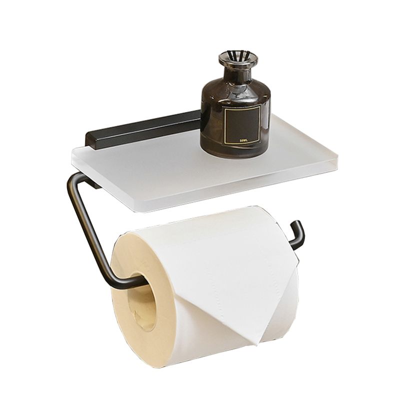 BowLift | Metal and acrylic bathroom accessories as a single piece or in a set in black