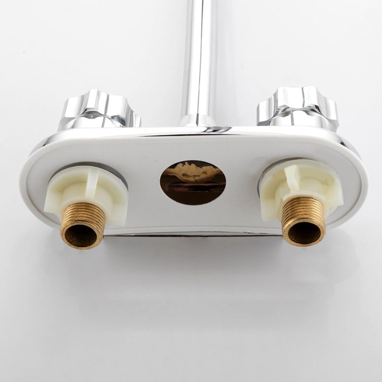 BowLift | Knob Handle Brass Faucet High Arc Swivel Sink Faucet for Bathroom