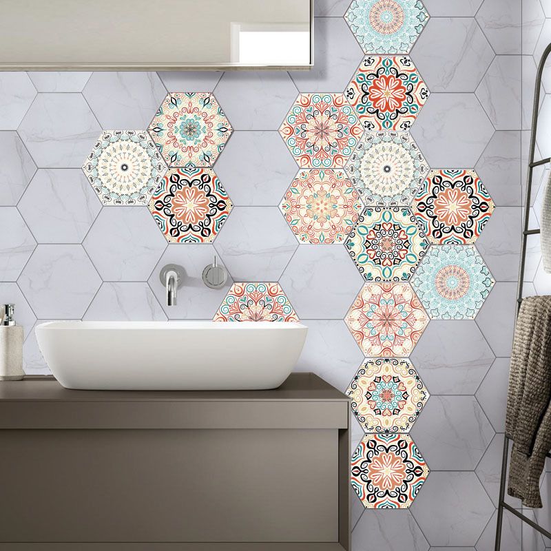 BowLift | Plastic Mosaic Tile Wallpaper Hexagonal for Stick and Remove Back Wall Tile