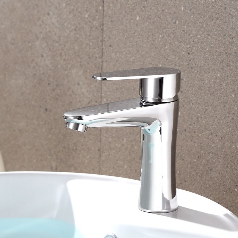 BowLift | Modern Basin Tap Monochrome Center Mount Low Arc Faucet for Bathroom