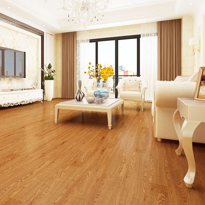 BowLift | Smooth PVC Flooring Peel and Stick Wood Look Rectangular Vinyl Flooring