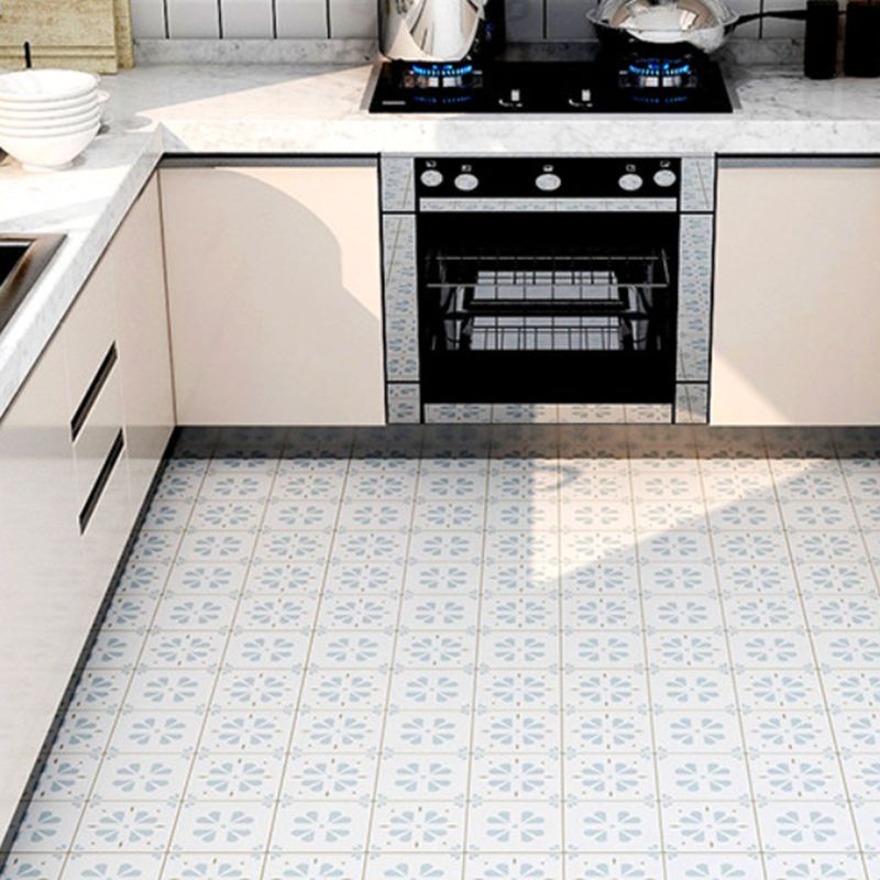 BowLift | Bathroom 3.5 mm vinyl floor square peel and stick PVC floor