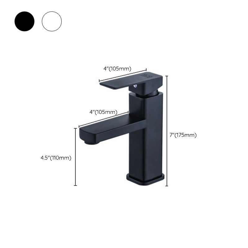 BowLift | Industrial Bathroom Faucet Stainless Steel Lever Handles with Water Hose Sink Faucet