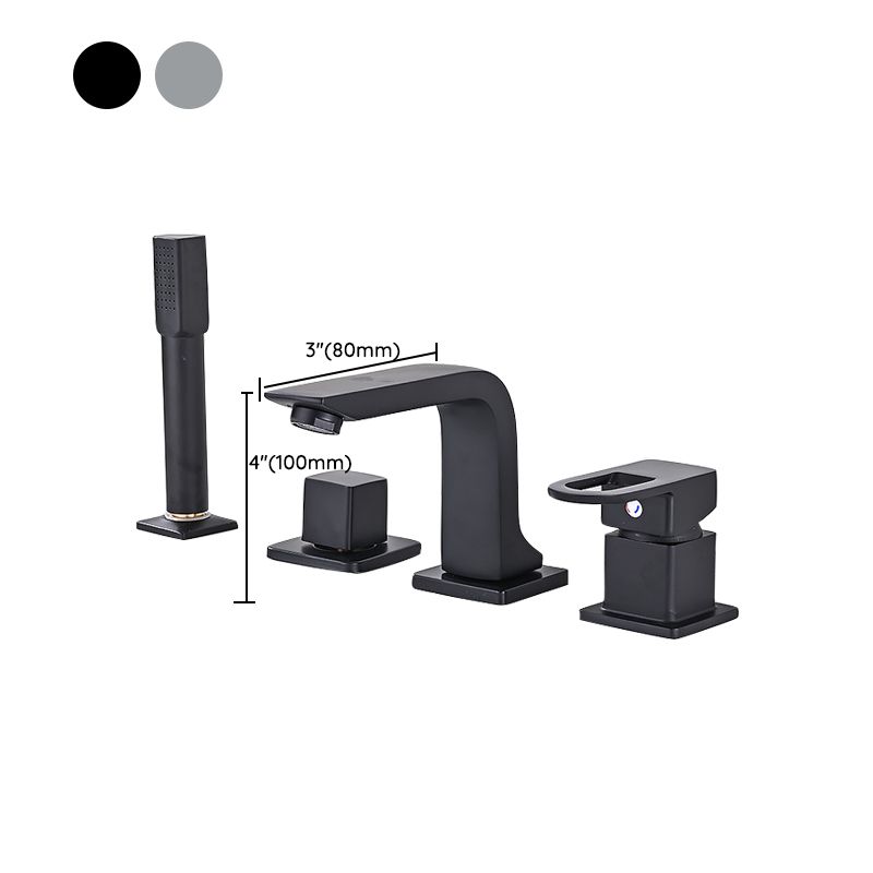 BowLift | Bathroom faucet lever handle brass handheld shower sink faucet