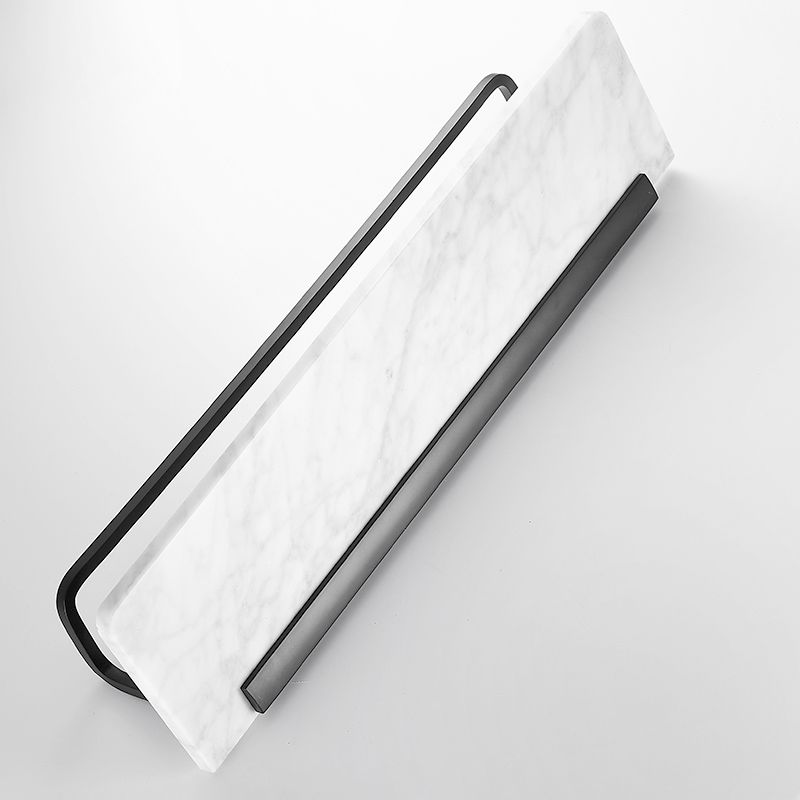 BowLift | Metal and Marble Bathroom Hardware Set as Individual Piece or Set in Black