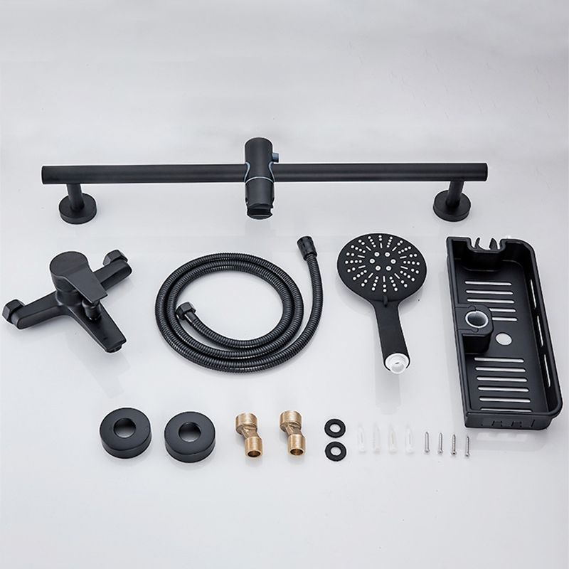 BowLift | Brass Wall-Mounted Shower System Single Handle Shower with Lever Handle