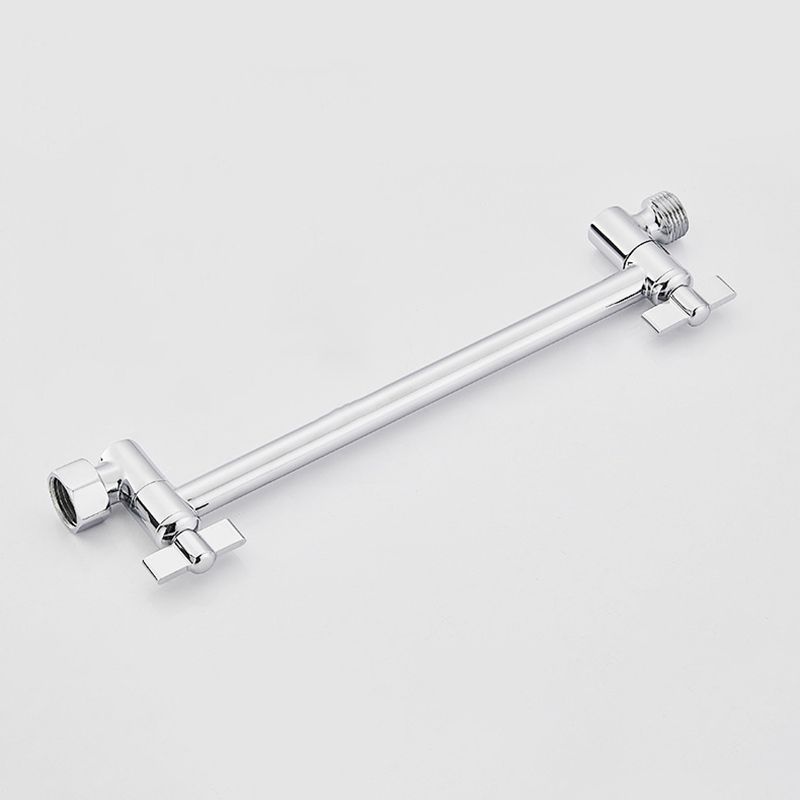BowLift | Silver Square Fixed Shower Head Modern Style Wall Mounted Shower Head