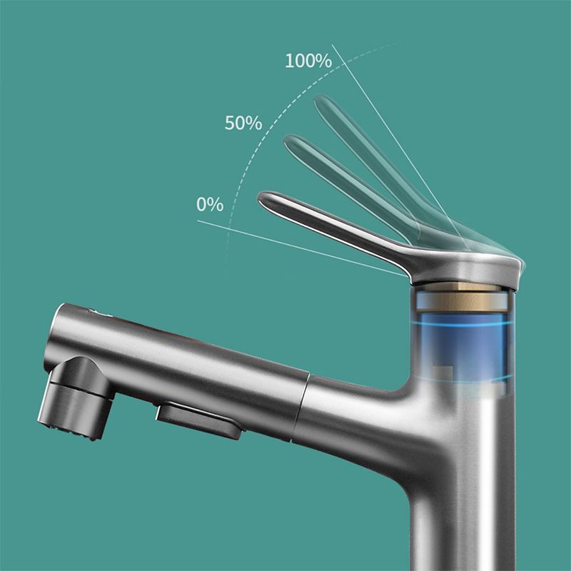 BowLift | Contemporary Single Color Faucet Low Arc Centerset Sink Faucet for Bathroom