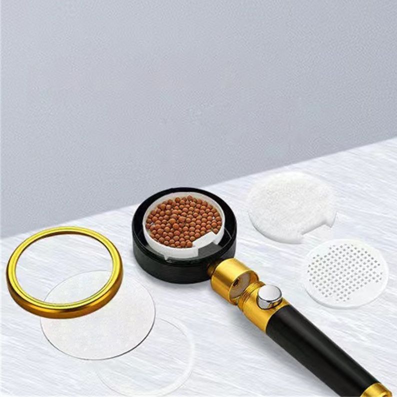 BowLift | Luxurious Shower Head Color Block Adjustable Water Flow Round Hand Shower
