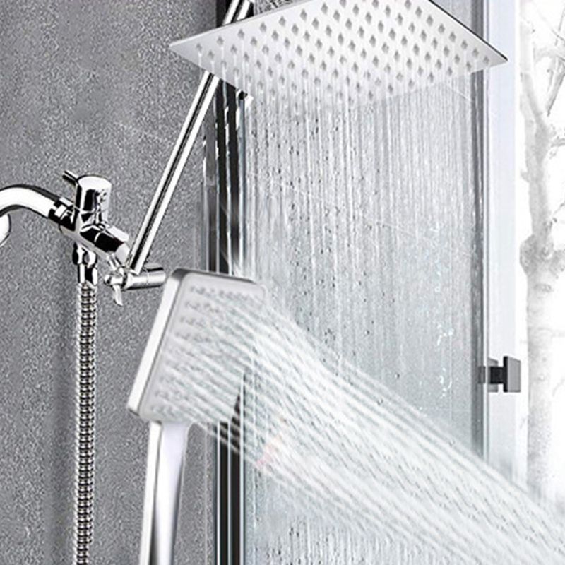BowLift | Contemporary Shower Combination Dual Shower Head Ceiling Mounted Metal Square Shower Head