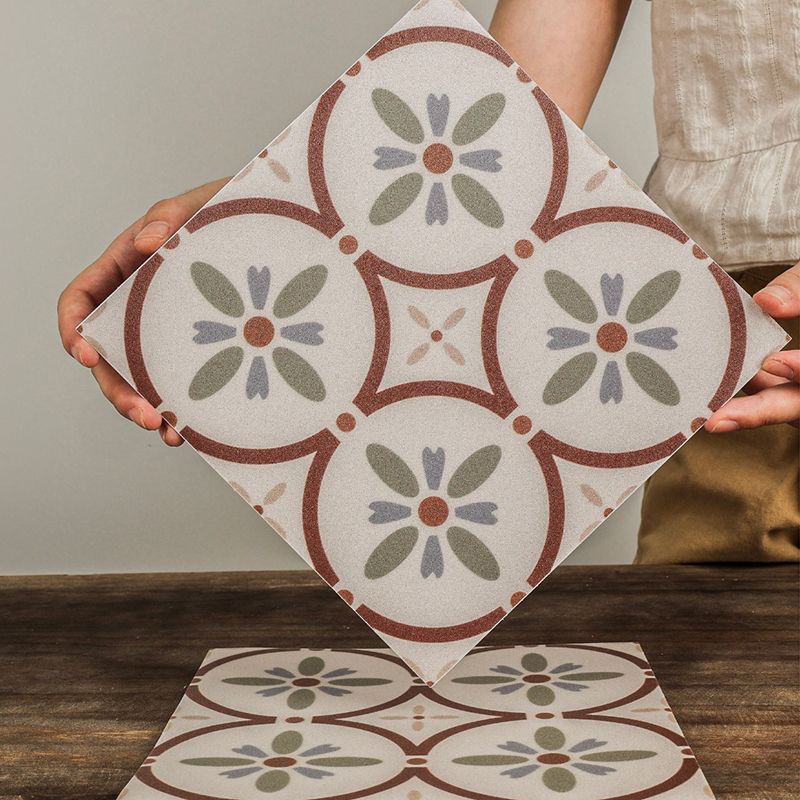 BowLift | Waterproof Peel & Stick Tile Square Pattern Print Single Tile
