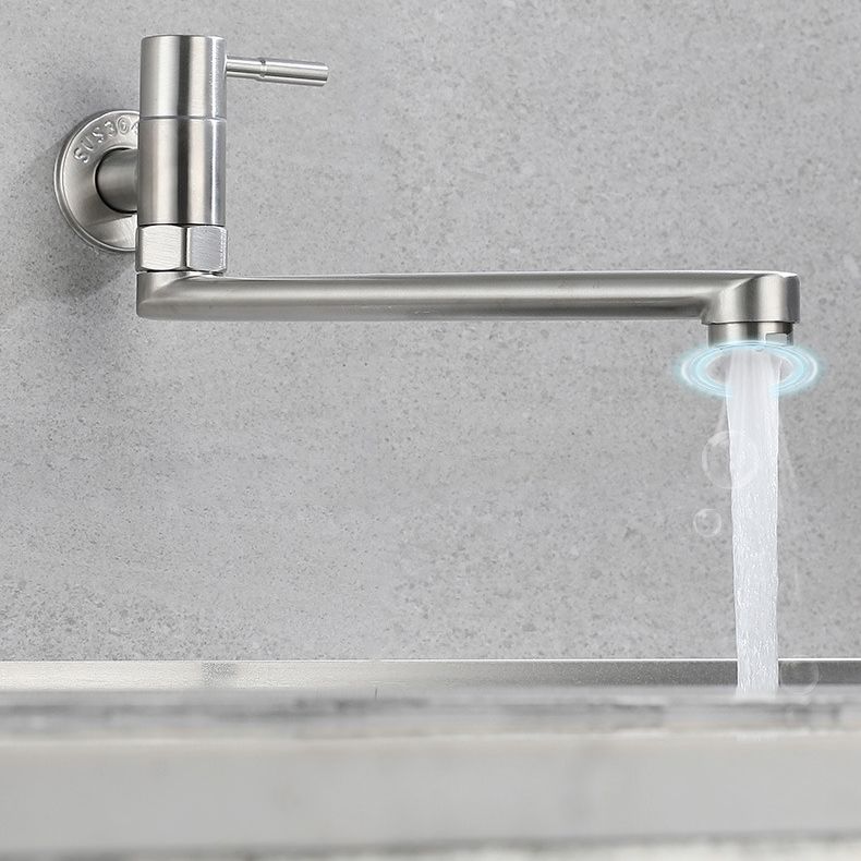 BowLift | Kitchen faucet pot filling valve single handle swivel stainless steel kitchen faucet