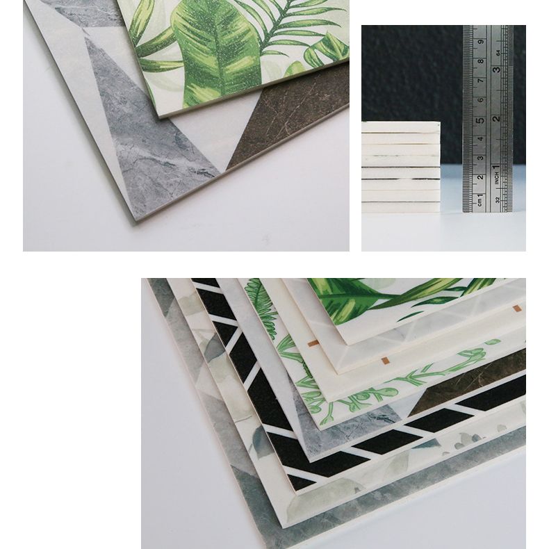BowLift | Plastic Peel and Stick Wall Tile Waterproof Single Panel Wallpaper with Rectangular Form