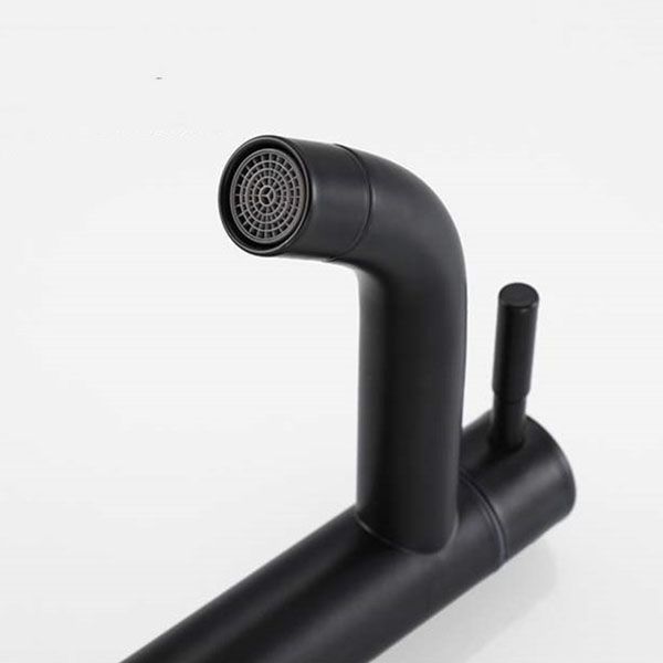 BowLift | Industrial vessel fitting stainless steel lever handle sink faucet