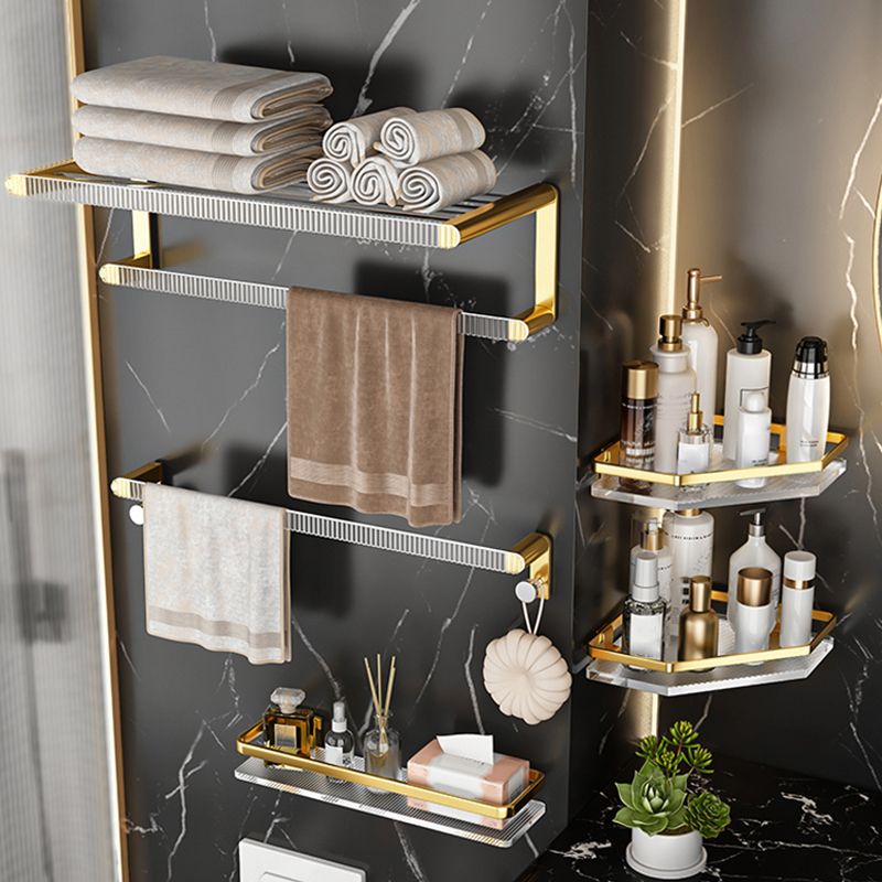 BowLift | Metal and Acrylic Bathroom Accessory Set Transparent Bathroom Accessories