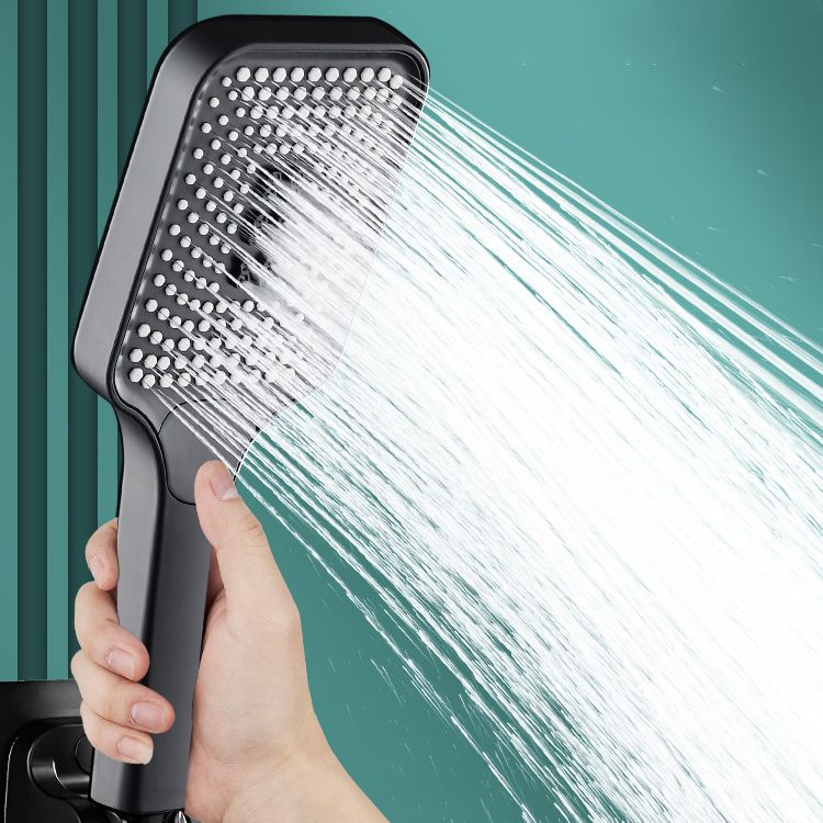 BowLift | Contemporary Handheld Supercharged Showerhead Square 3 Settings Spray Head