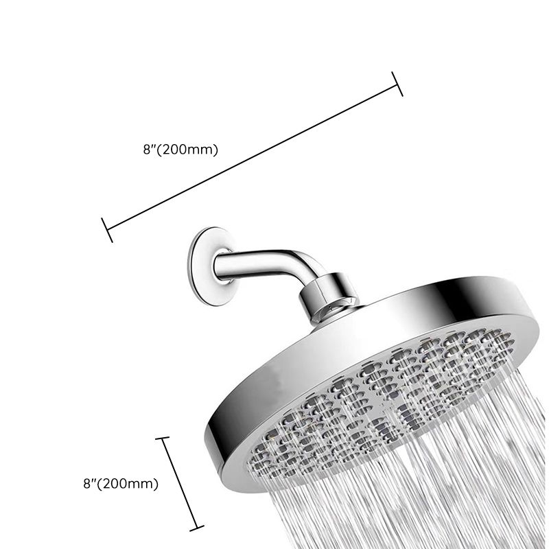 BowLift | Contemporary Shower Combination Fixed Shower Head Stainless Steel Wall Mounted Round Shower Head