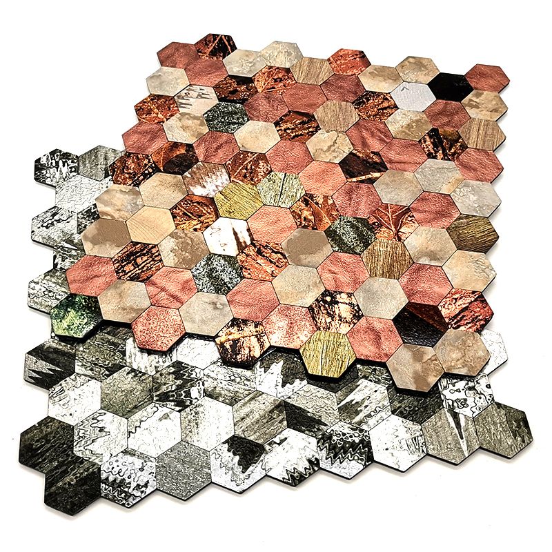 BowLift | Water-repellent Peel & Stick Tile Hexagonal Mosaic for Splash Wall