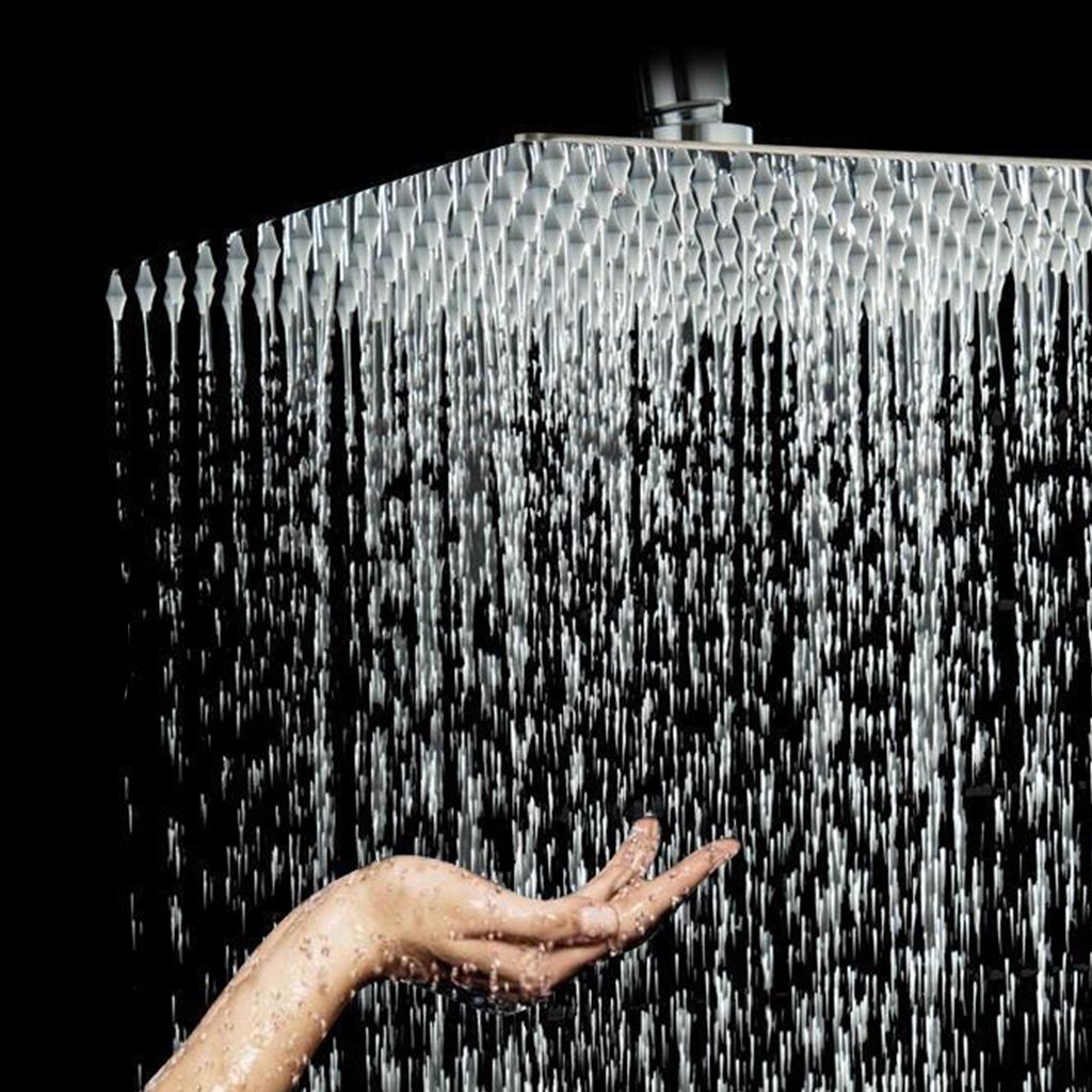 BowLift | Stainless Steel Showerhead Combo Modern Fixed Showerhead for the Bathroom