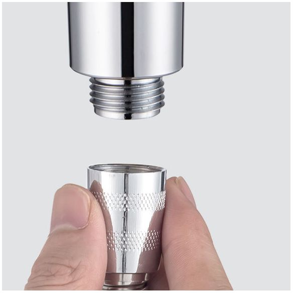 BowLift | Metal Universal Druck Shower Head Adjustable Water Flow Handheld Shower Head