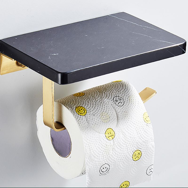 BowLift | Metal and Marble Bathroom Minimalist Accessory as a Single Piece or in a Set in Gold