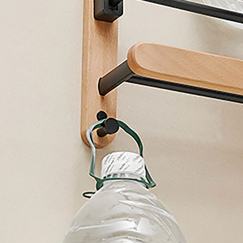 BowLift | Metal and wood bathroom accessories as a single piece or in a set in black
