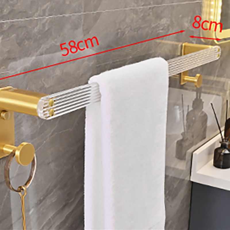 BowLift | Metal and acrylic bathroom accessories as a single piece or in a set in gold