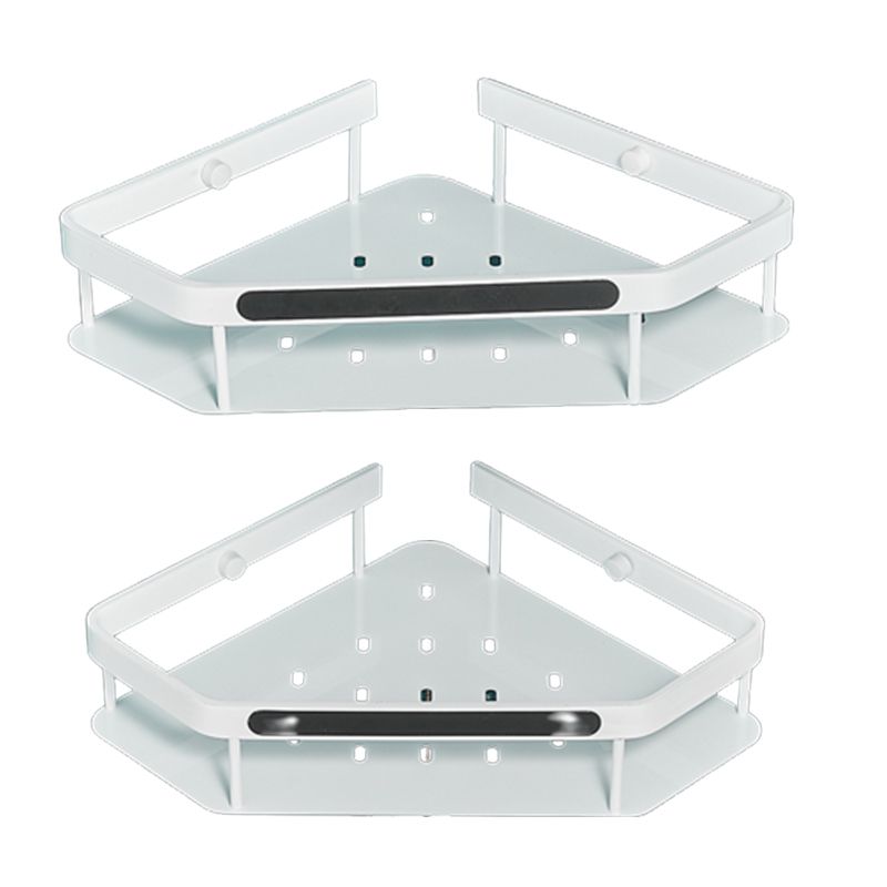 BowLift | Matt white 3-piece modern bathroom accessory set, bathroom shelf