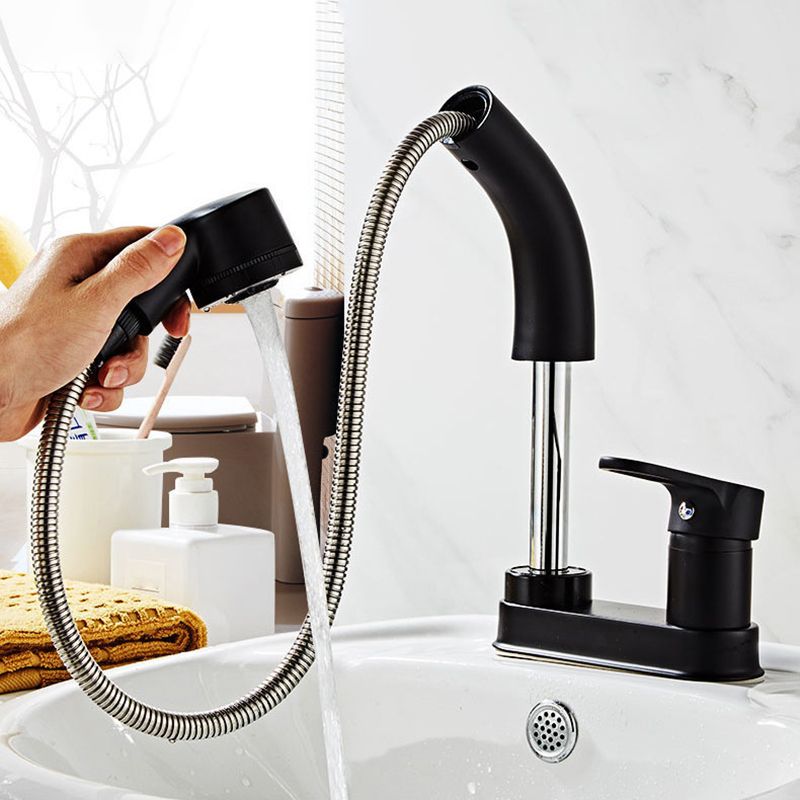 BowLift | Low arc basin mixer with 1 handle for basins with overflow