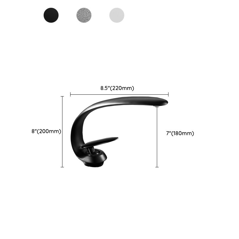 BowLift | Waterfall Spout Widespread Sink Faucet Modern Metal Widespread Sink Faucet