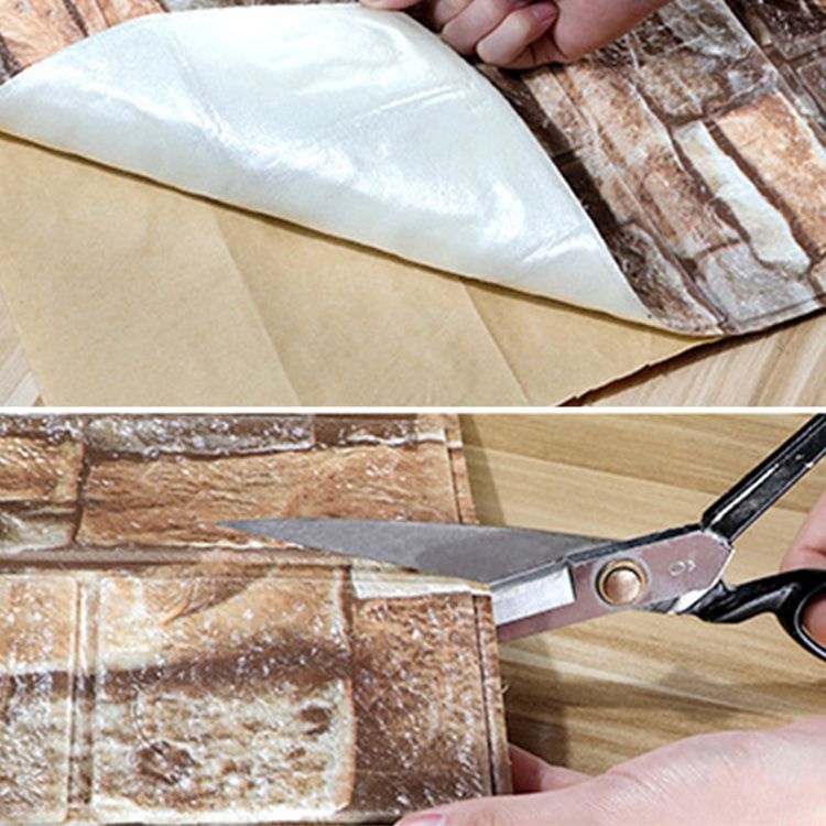 BowLift | Country House Wall Plank 3D Brick Bathroom Living Room Wall Panels Set of 2