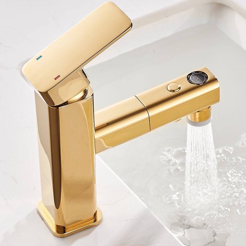 BowLift | Luxury Extendable Basin Faucet Cubic Low Arc Vanity Faucet