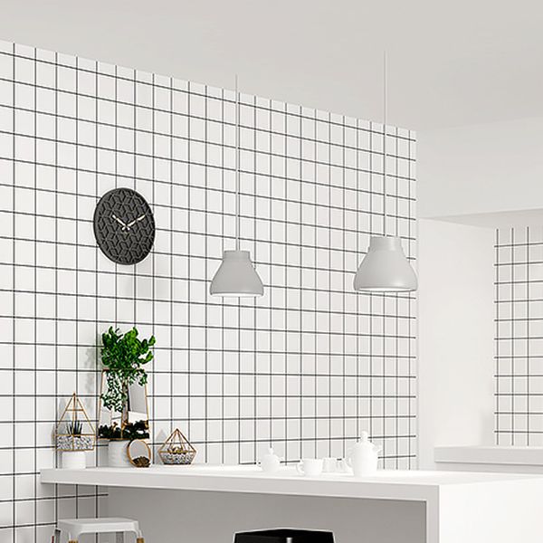 BowLift | Plastic Square Peel & Stick Mosaic Tile Grid for Backsplash
