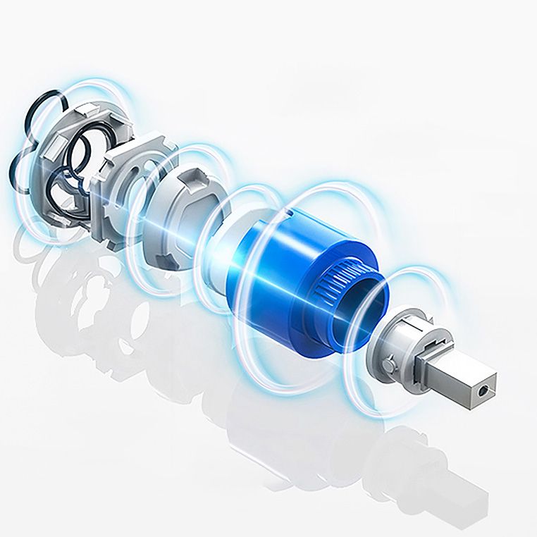 BowLift | Contemporary Centerset Faucet Lever Handles Low Arc Stainless Steel Faucet