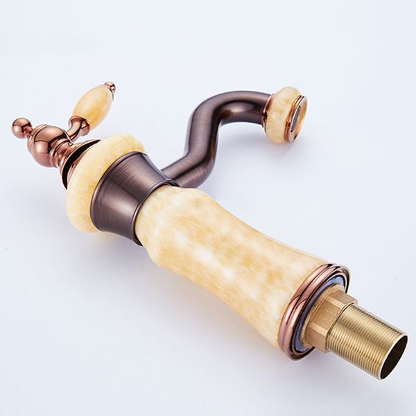 BowLift | Luxury Ship Basin Faucet Lever Handle Round Ship Basin Bathroom Faucet