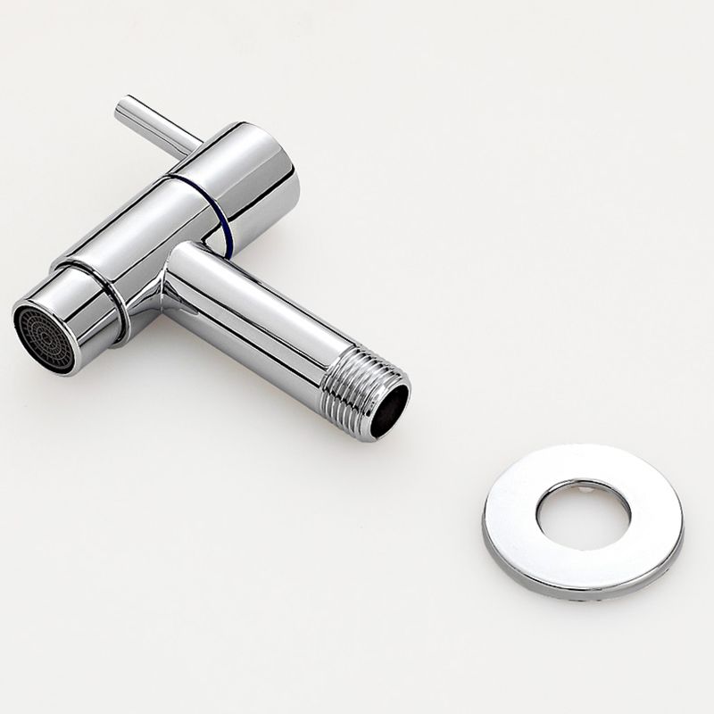 BowLift | Contemporary Wall-Mounted Bathroom Faucet Single Hole Low Arc Solid Brass Circular Faucet