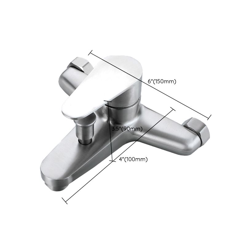BowLift | Contemporary Bathtub Filling Trim 304 Stainless Steel Wall Mounted Bathtub Faucet
