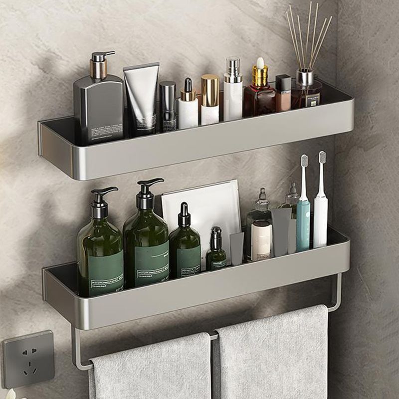 BowLift | Minimalist Matte Metal Bathroom Accessory Set Modern Bathroom Shelf