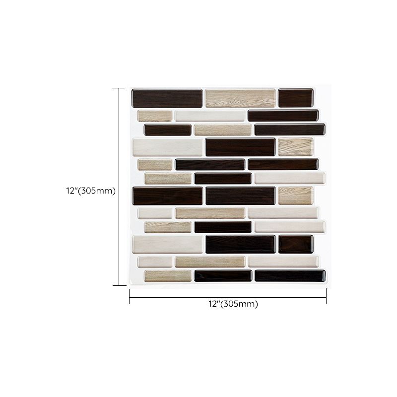 BowLift | Plastic Peel & Stick Subway Tile Modern Simple Subway Tile Wallpaper