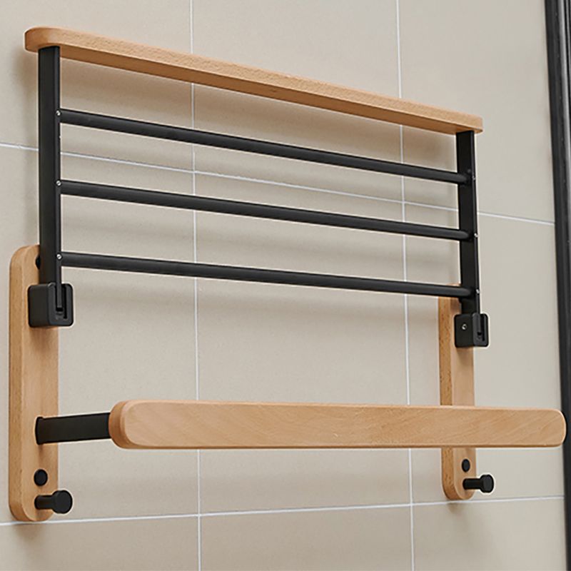 BowLift | Metal and wood bathroom accessories as a single piece or in a set in black