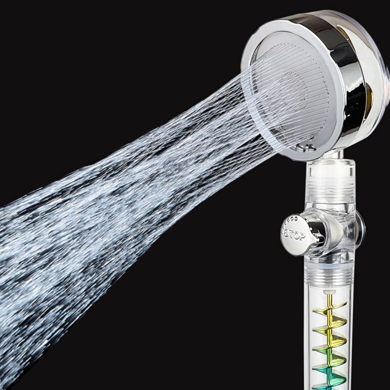 BowLift | Modern Round Handheld Showerhead Rain Spray Head made of Plastic