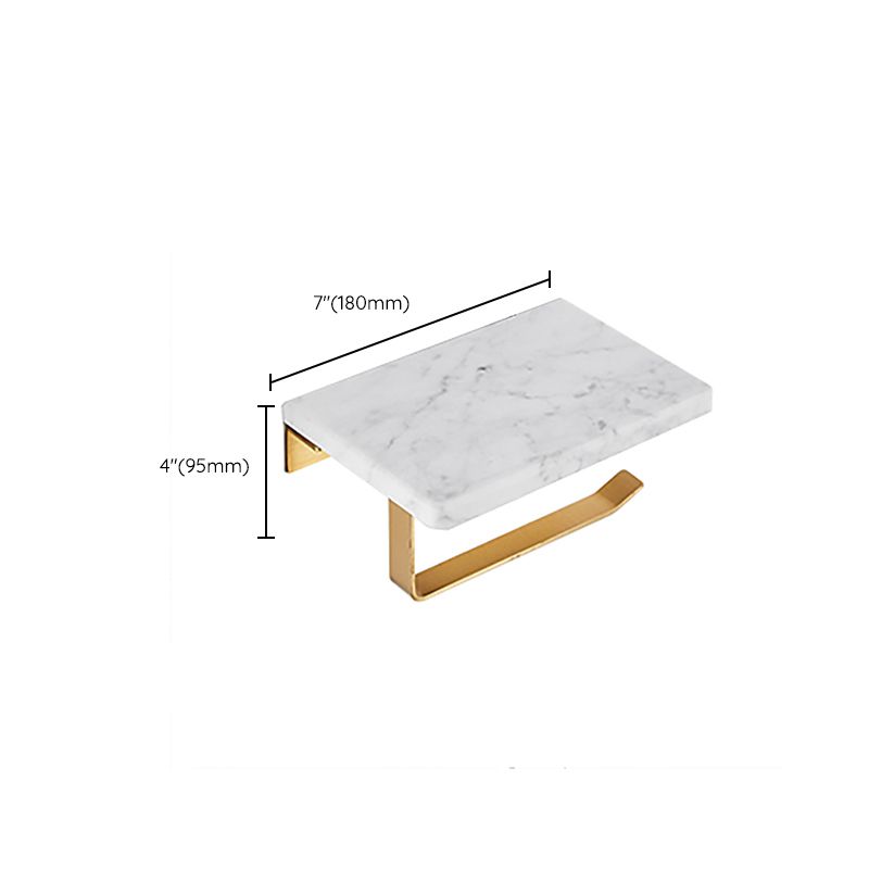 BowLift | Metal and Marble Bathroom Accessory Single or in Set in Gold