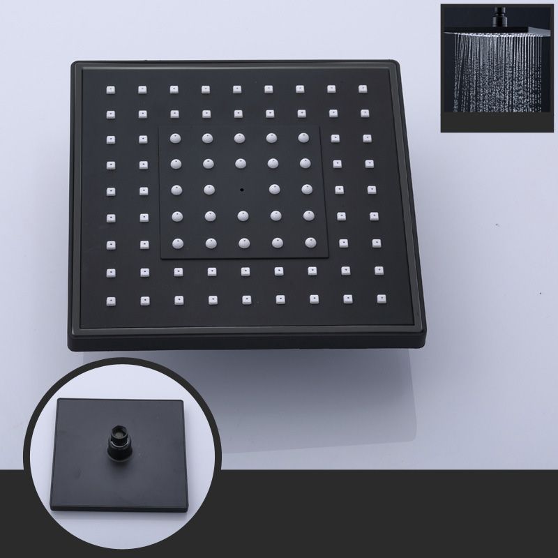 BowLift | Contemporary Style Shower Head Plastic Fixed Shower Head in Round and Square Shape