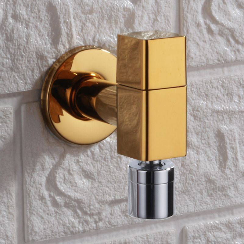 BowLift | Contemporary Wall-Mounted Bathroom Faucet Knob Handle Solid Brass Round Faucet