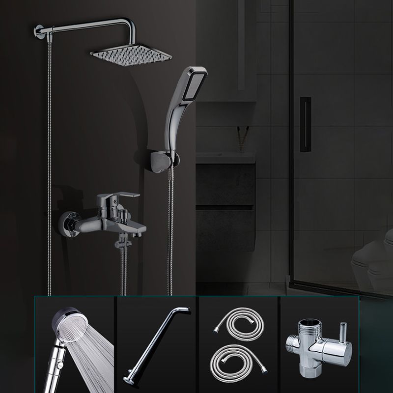 BowLift | Contemporary Shower Head Combination Polished Stainless Steel Ceiling Mounted Shower Head