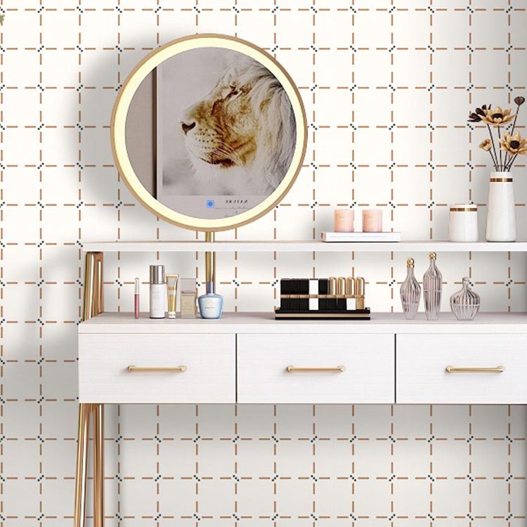BowLift | Plastic Peel and Stick Wall Tile Waterproof Single Panel Wallpaper with Rectangular Form