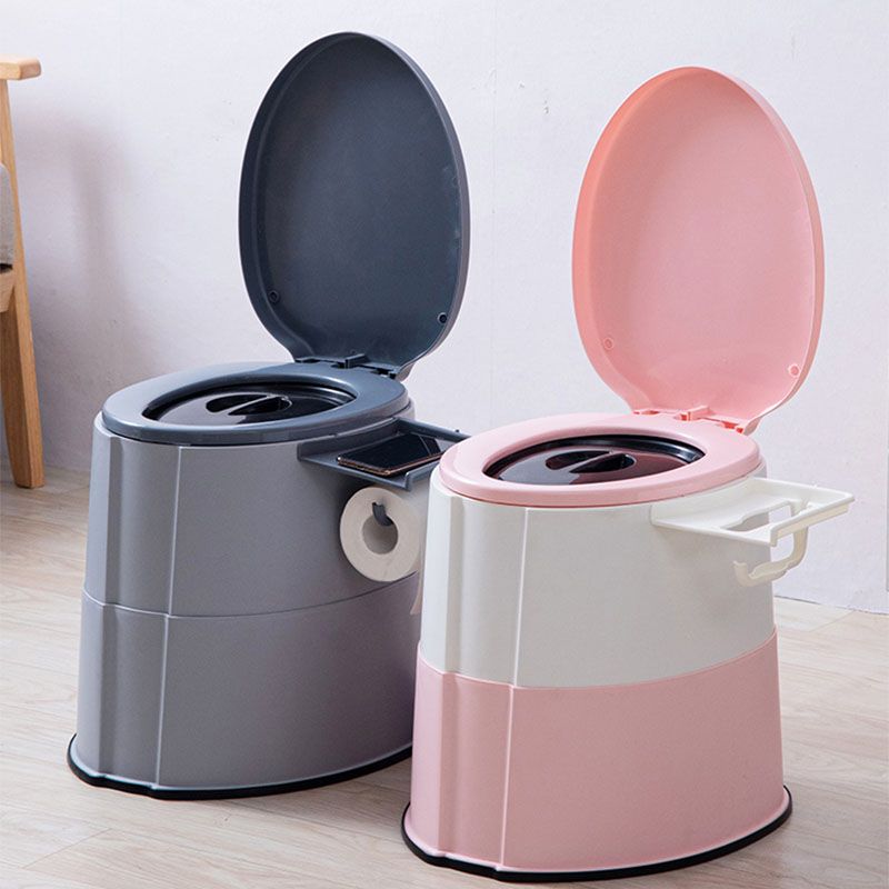 BowLift | Contemporary plastic floor-mounted toilet bowl with toilet seat for the bathroom